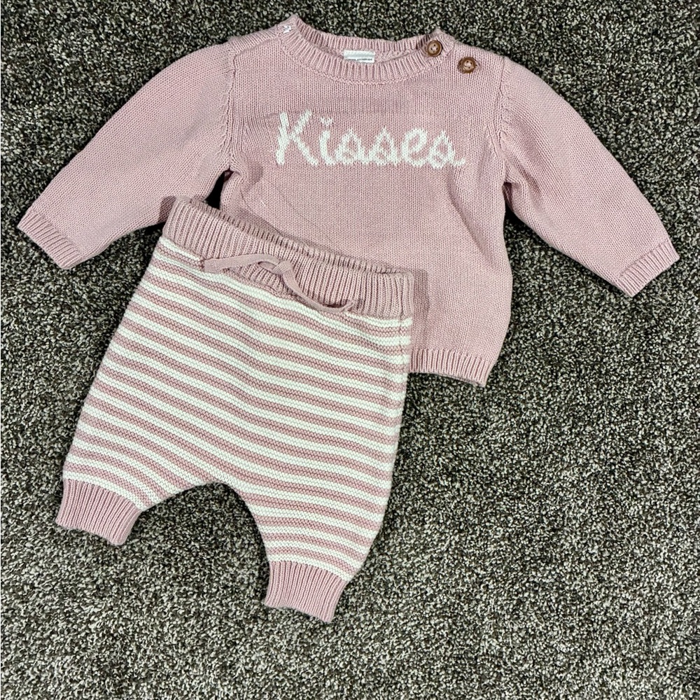 Carter's Girls Kisses Sweater & Pants Set